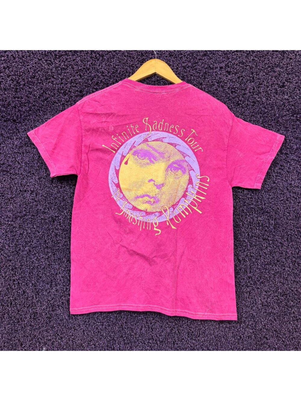 The Smashing Pumpkins Mellon Collie and the Infinite Sadness Face Tee Size Mediu